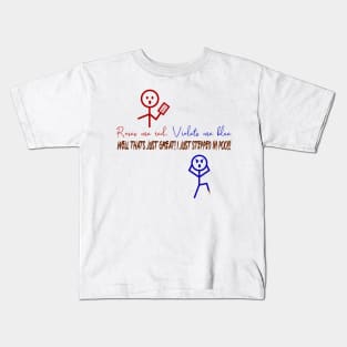 Roses Are Red Violets Are Blue Poem Kids T-Shirt